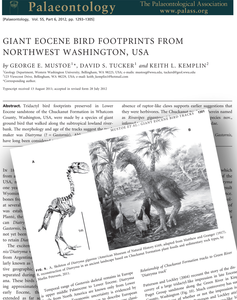 Palaeontology publishes paper with Peterson’s Diatryma