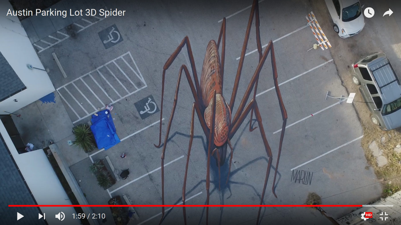Austin 3D Parking Lot Spider